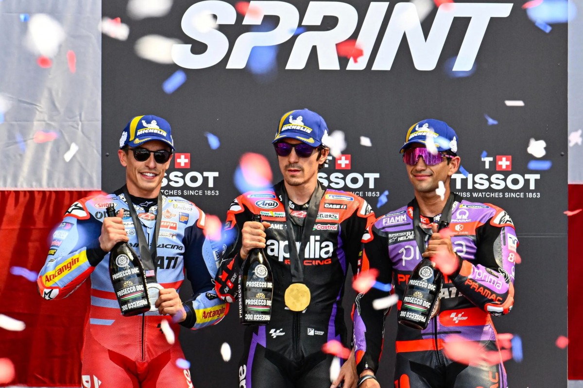 Подиум MotoGP Sprint Race - AmericasGP 2024