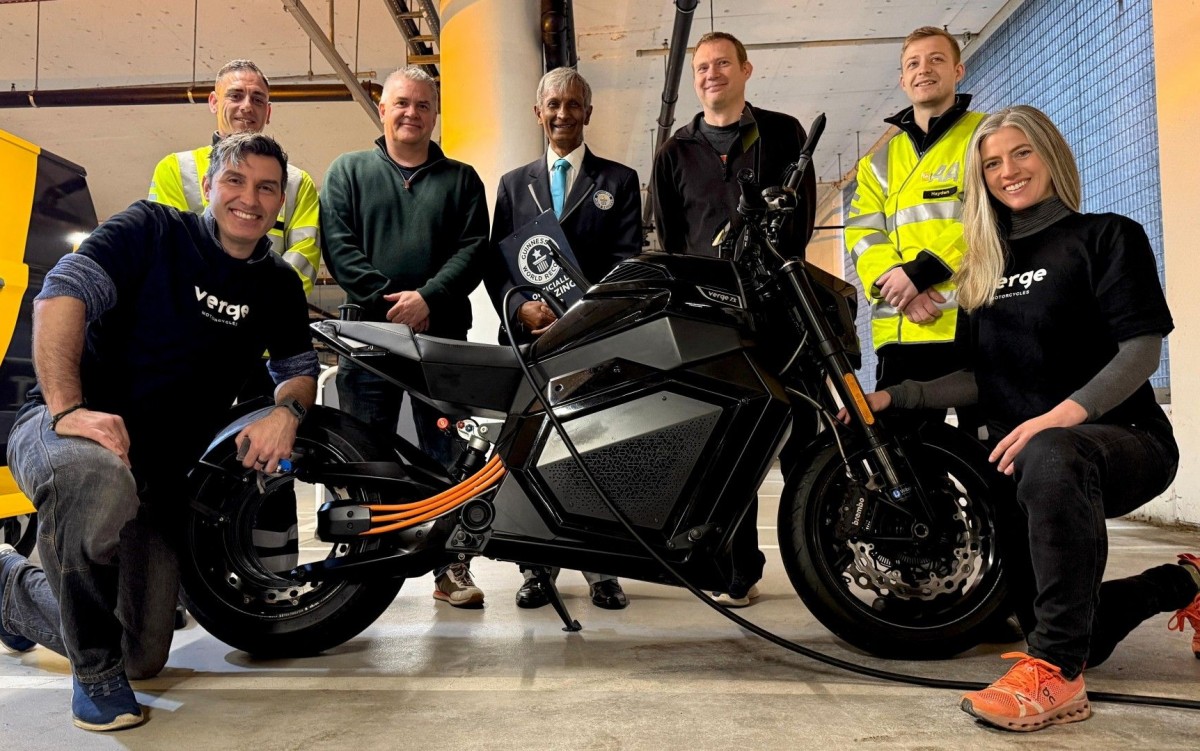 Verge Motorcycles гордятся своим достижением Verge Motorcycles гордятся своим достижением