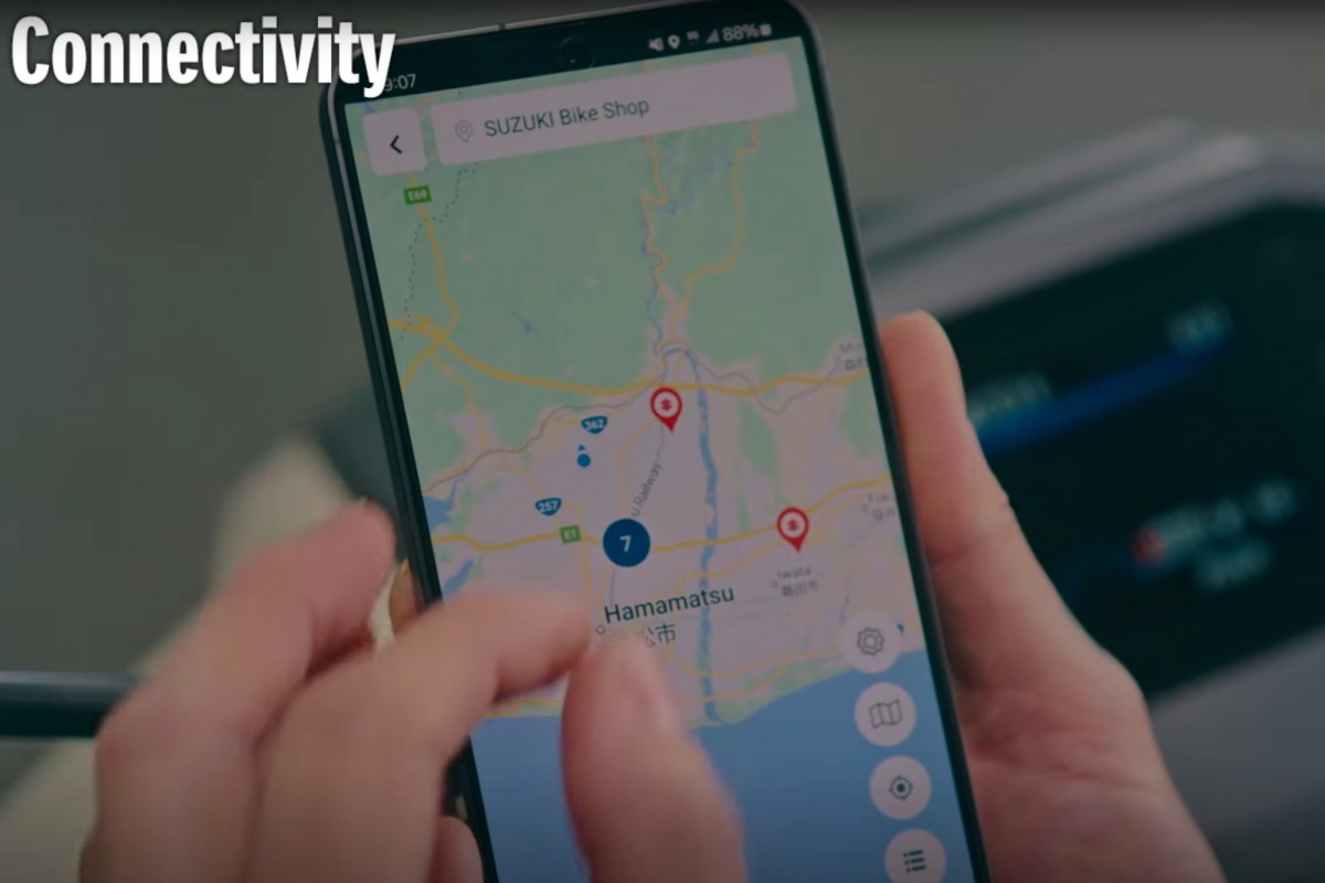 Электроскутер Suzuki e-Address (2025) - связь со смартфоном Электроскутер Suzuki e-Address (2025) - связь со смартфоном