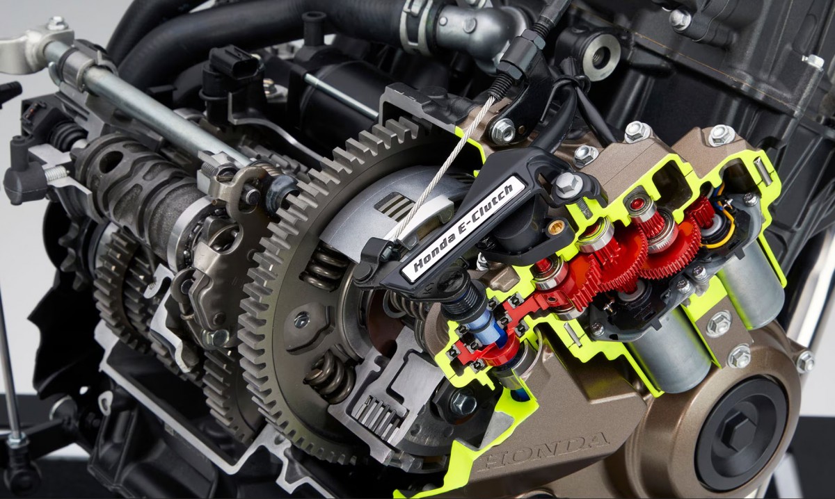 Honda E-Clutch в разрезе Honda E-Clutch в разрезе