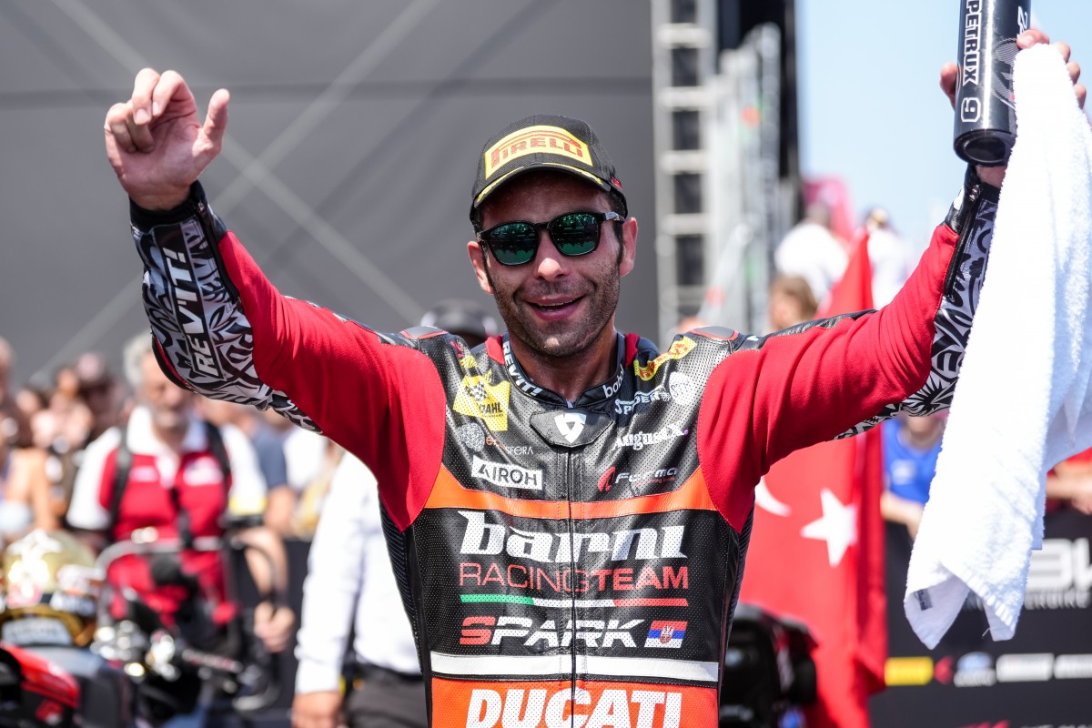 Данило Петруччи, лучший после Разгатлиоглу и Булеги в WorldSBK Данило Петруччи, лучший после Разгатлиоглу и Булеги в WorldSBK