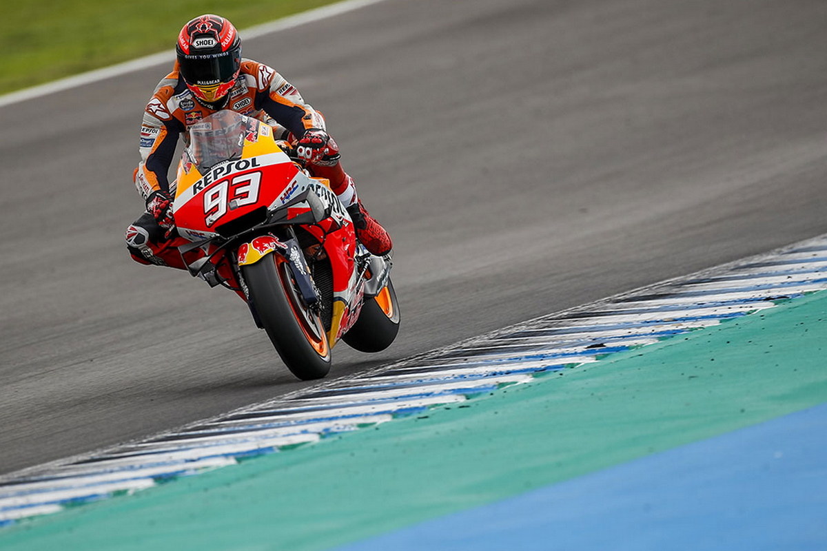 Марк Маркес на Honda RC213V Марк Маркес на Honda RC213V