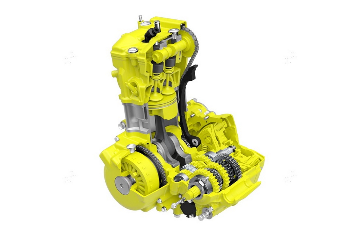 двигатель Suzuki DR-Z4SM (2025) двигатель Suzuki DR-Z4SM (2025)