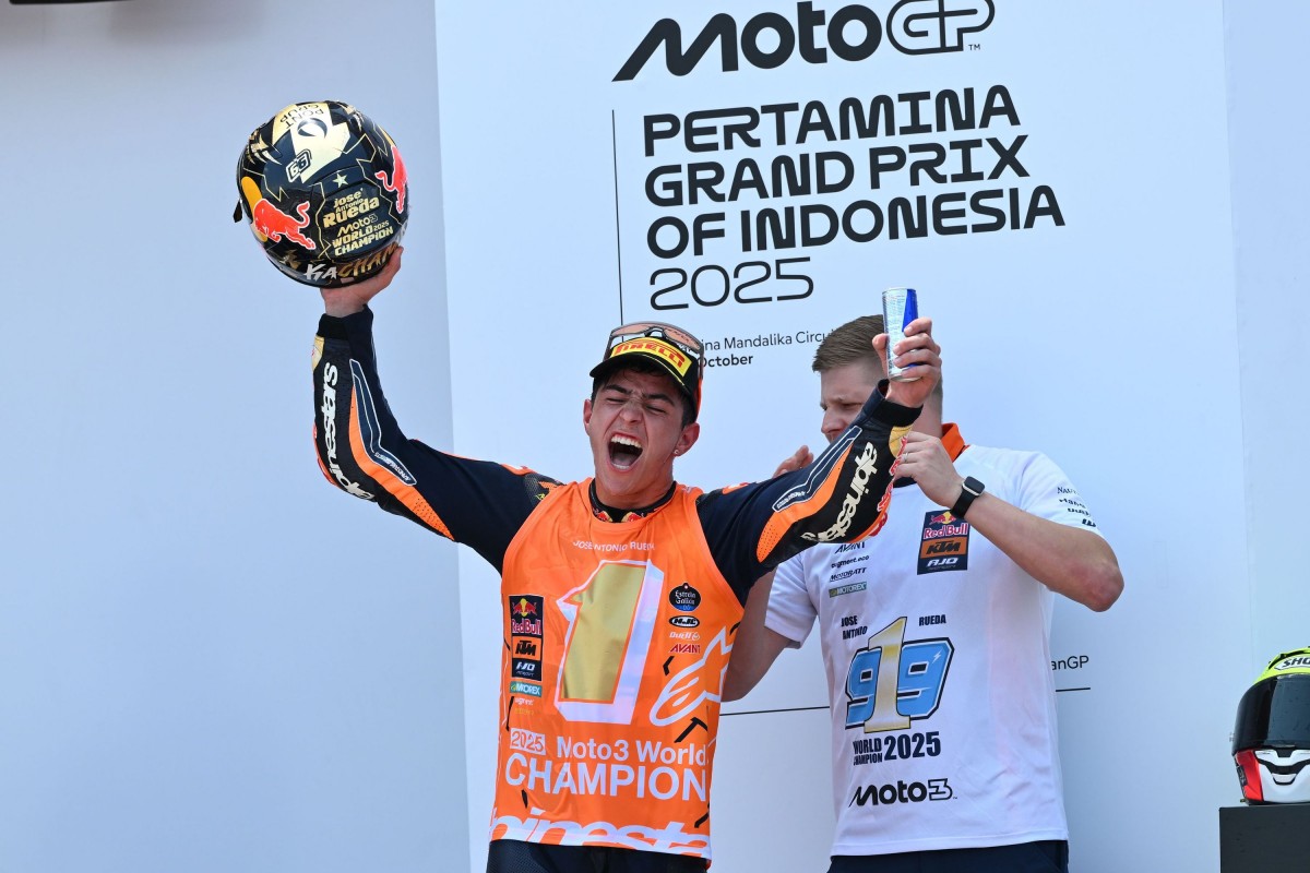 Хосе Антонио Руэда, чемпион Moto3 Хосе Антонио Руэда, чемпион Moto3