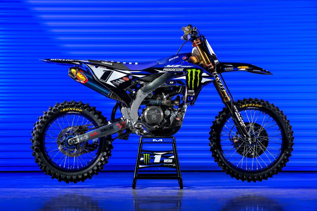 Yamaha YZ450FRW (2026) чемпиона AMA Supercross Купера Уэбба под №1 Yamaha YZ450FRW (2026) чемпиона AMA Supercross Купера Уэбба под №1
