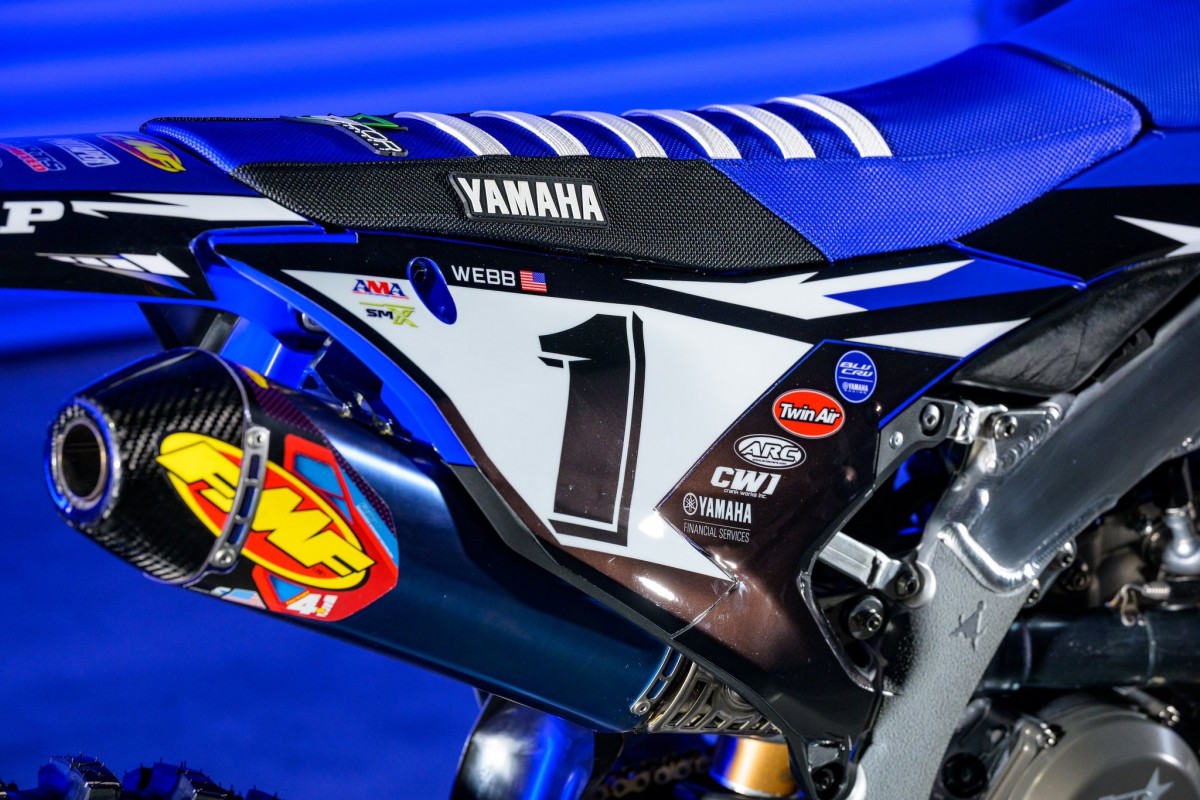 Yamaha YZ450FRW (2026) чемпиона AMA Supercross Купера Уэбба под №1 Yamaha YZ450FRW (2026) чемпиона AMA Supercross Купера Уэбба под №1
