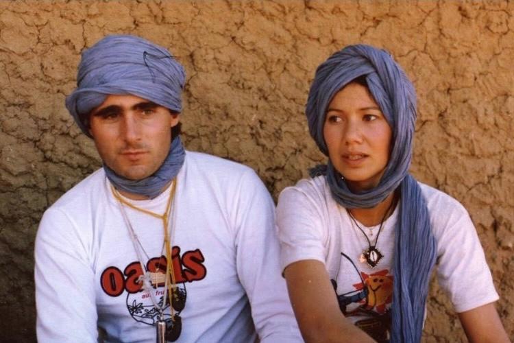 Тьерри Сабин с женой перед запуском своего проекта-приключения в 1978 году Тьерри Сабин с женой перед запуском своего проекта-приключения в 1978 году