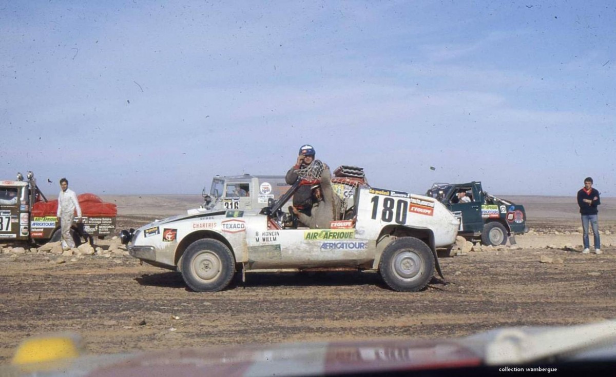 Прототип Lotus Europe на ралли Париж-Дакар 1983 Прототип Lotus Europe на ралли Париж-Дакар 1983