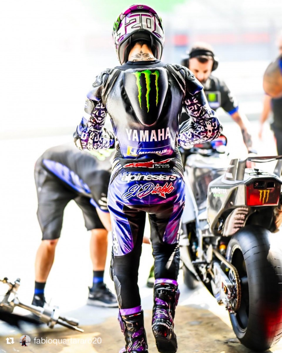 Фабио Куартараро на шейкдауне MotoGP 2026 в Сепанге Фабио Куартараро на шейкдауне MotoGP 2026 в Сепанге