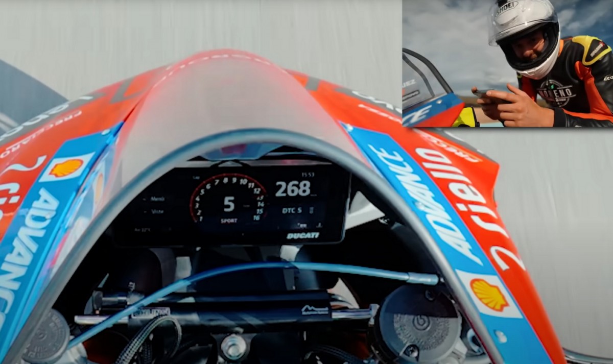 Разогнать Ducati V4 MM93 Edition до 300 км/ч блогеру так и не удалось Разогнать Ducati V4 MM93 Edition до 300 км/ч блогеру так и не удалось