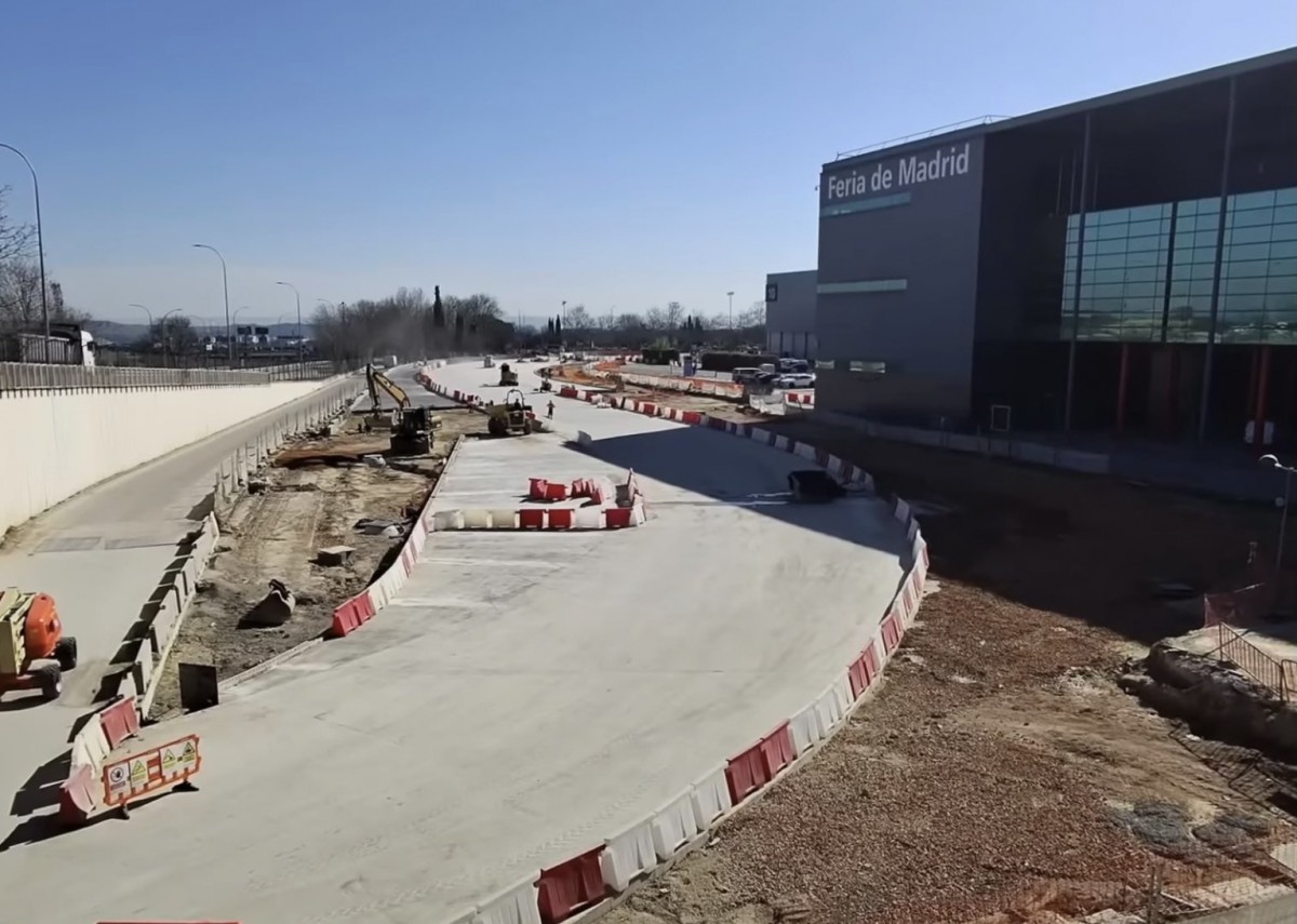 Строительная площадка IFEMA Madrid Circuit F1 Строительная площадка IFEMA Madrid Circuit F1