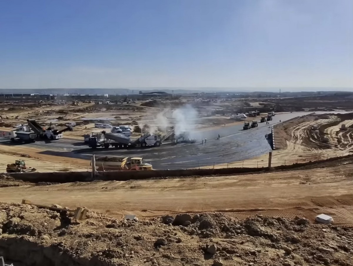 Строительная площадка IFEMA Madrid Circuit F1 Строительная площадка IFEMA Madrid Circuit F1