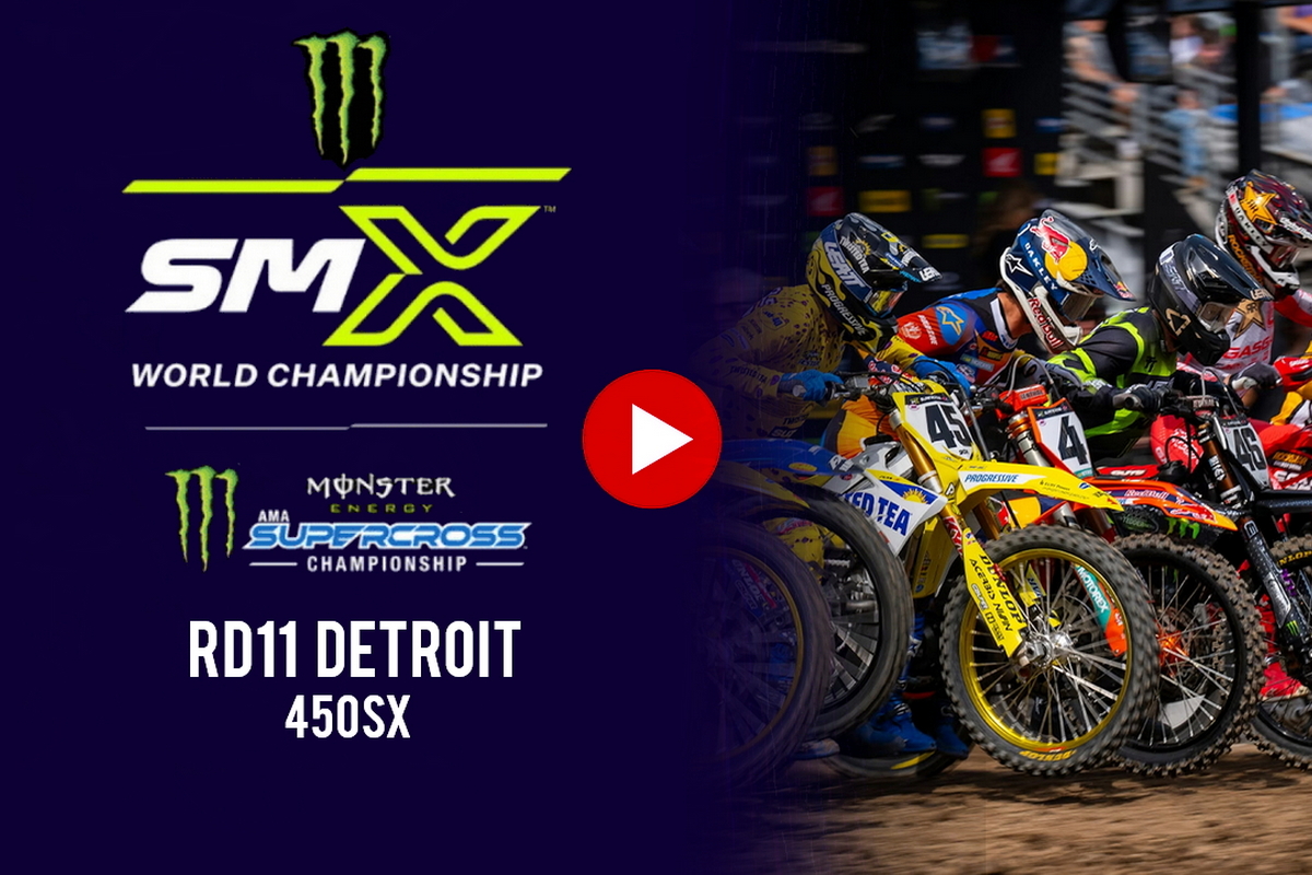 Все гонки 11 этапа AMA Supercross в Детройте Все гонки 11 этапа AMA Supercross в Детройте