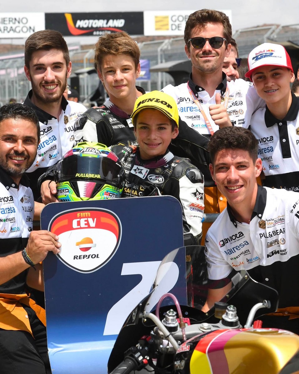 Давид Алонсо начал свой путь в CEV Repsol с Aspar Junior Team Давид Алонсо начал свой путь в CEV Repsol с Aspar Junior Team