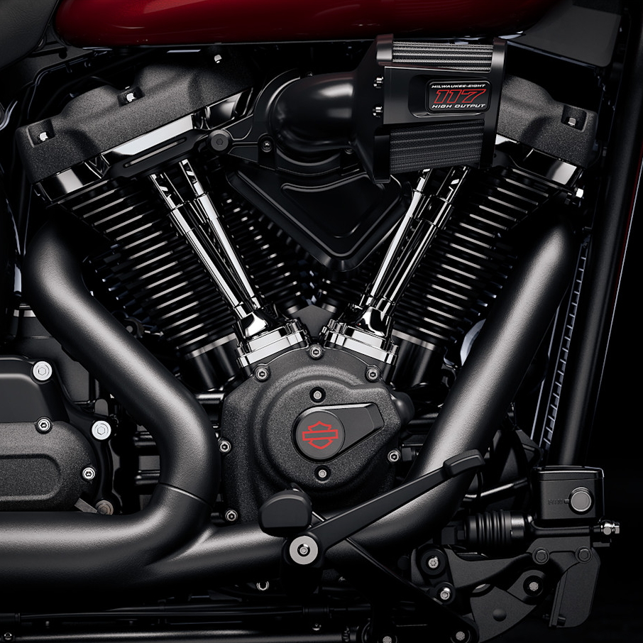 Двигатель Harley-Davidson Milwaukee-Eight 117 на Low Rider S (2025) Двигатель Harley-Davidson Milwaukee-Eight 117 на Low Rider S (2025)