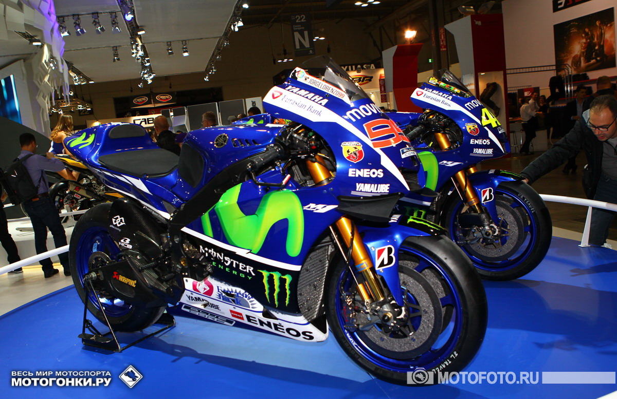 EICMA-2015 - MotoGP Bike Porn - Yamaha YZR-M1 MY15 / Valentino Rossi #46 -  фото галерея МОТОГОНКИ.РУ / Id: 32406