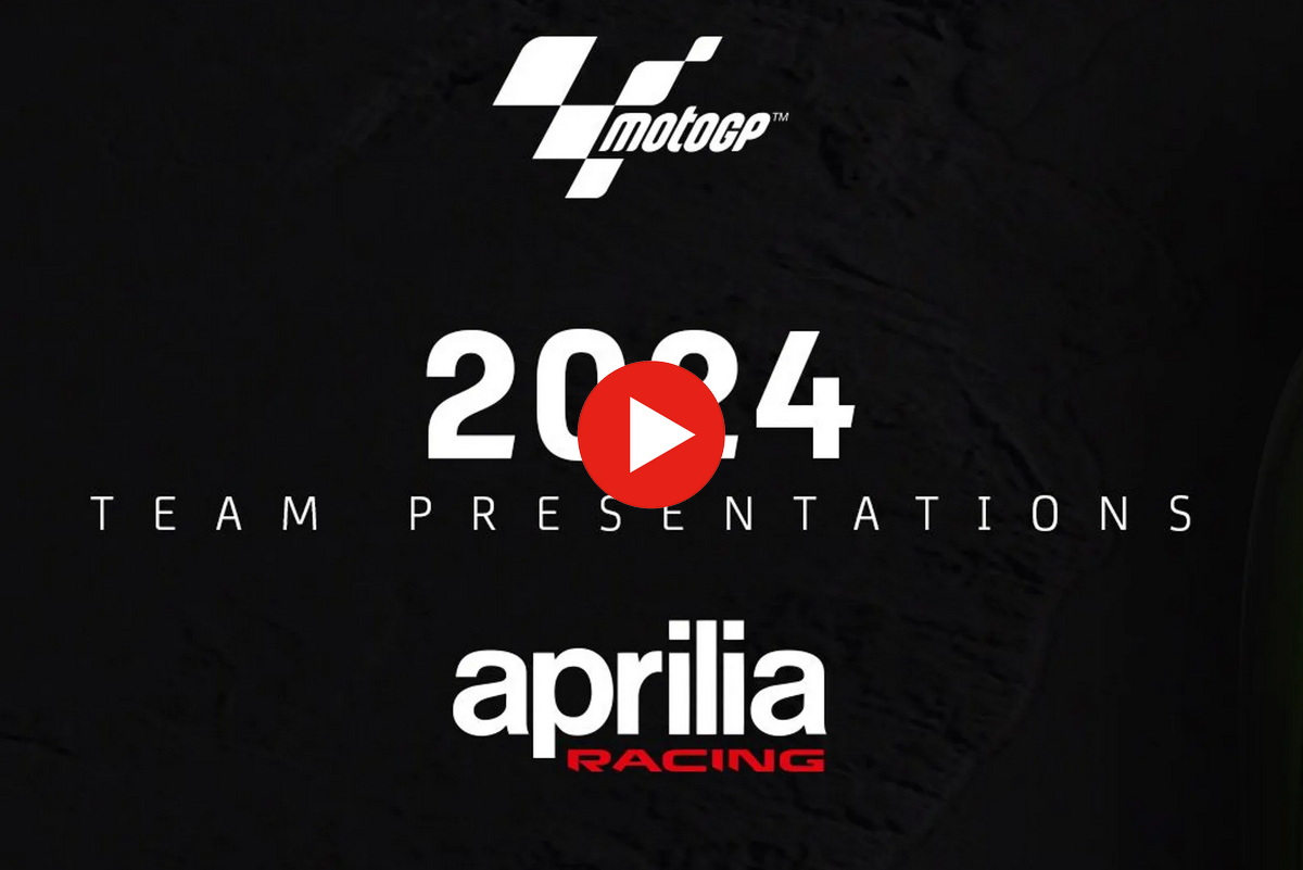 Презентация команды Aprilia Racing MotoGP 2024 прямая трансляция