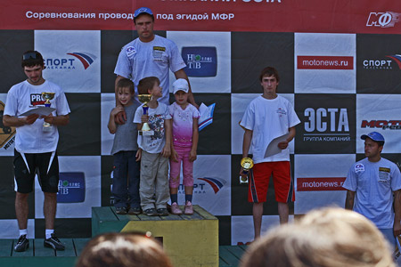 Подиум 4 этапа Кубка России по супермото