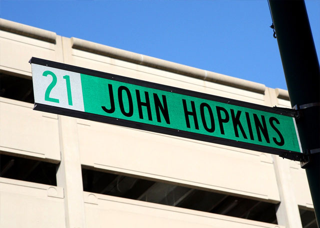 Улица Джона Хопкинса в Индианаполисе