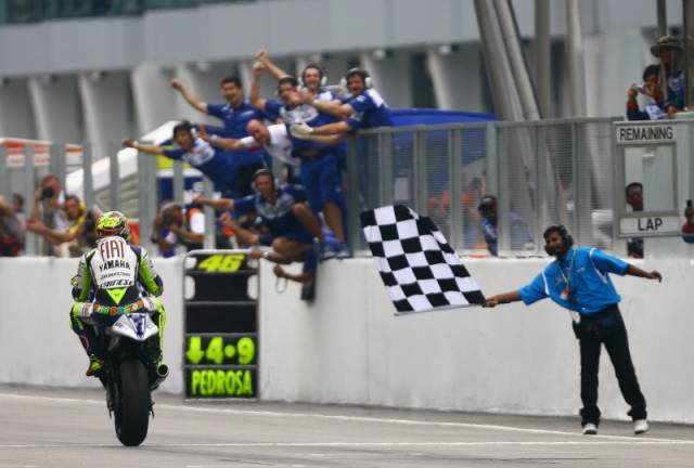 Росси выигрывает Гран При Малайзии