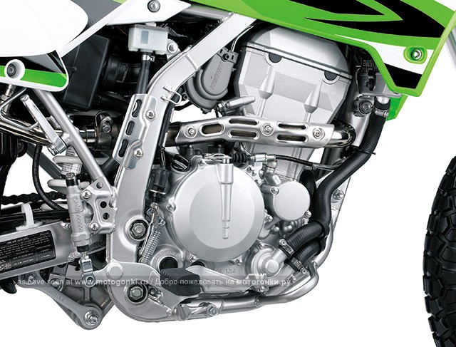Двигатель Kawasaki KLX250 без кика