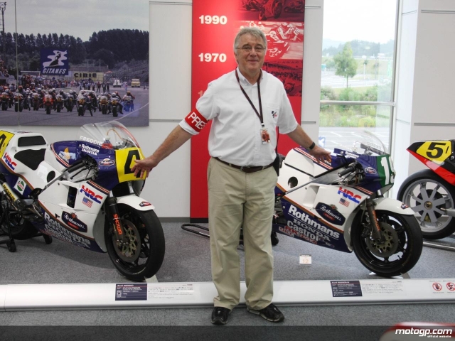Ник Харрис в музее Honda Racing (Мотеги)