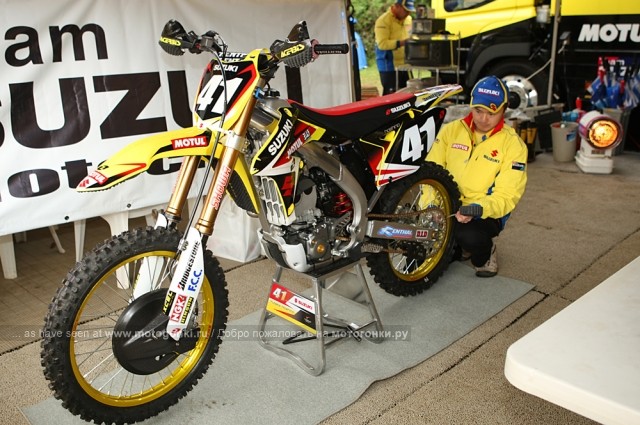 Suzuki RM-Z250 (2009-2010) переходная модель, чемпионат All Japan Motocross 2009