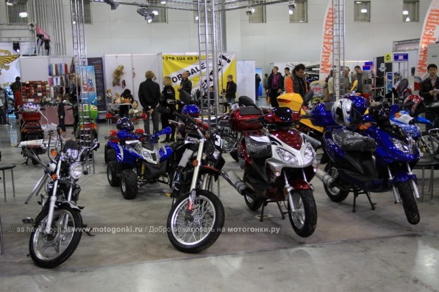 Китайские скутеры - главный товар МОТО ПАРК 2010