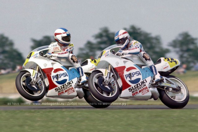 Кевин Шванц, GP500, 1989 год, команда Pepsi Suzuki World GP