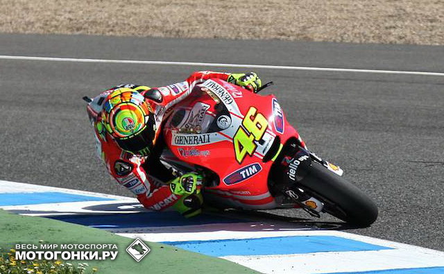 MotoGP: Валентино Росси тестирует Ducati GP12