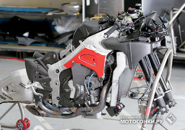 Так выглядит шасси Honda RC212V