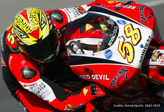 Марко Симончелли - первые шаги в MotoGP