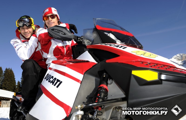 Ducati Wrooom: Росси и Хейден