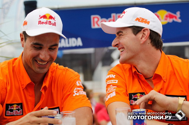 Хуан Педреро (слева) и Марк Кома (справа) - KTM Racing