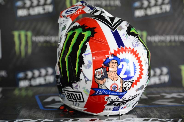 шлем Готье Полена - специально к домашнему Гран-При