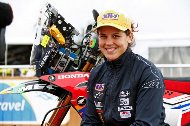 15-кратная чемпионка мира по мототриалу Лая Санс в этом году выступает при поддержке Honda Argentina