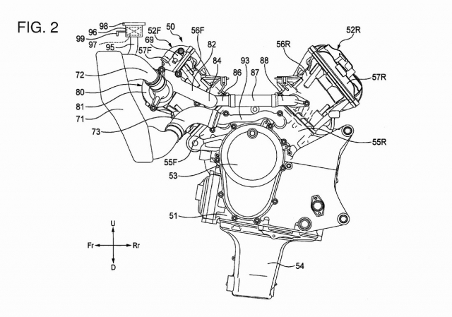 Новый патент Honda Motor Co. - 1000-кубовый двигатель V4 для нового Fireblade, как у Honda RC213V из MotoGP