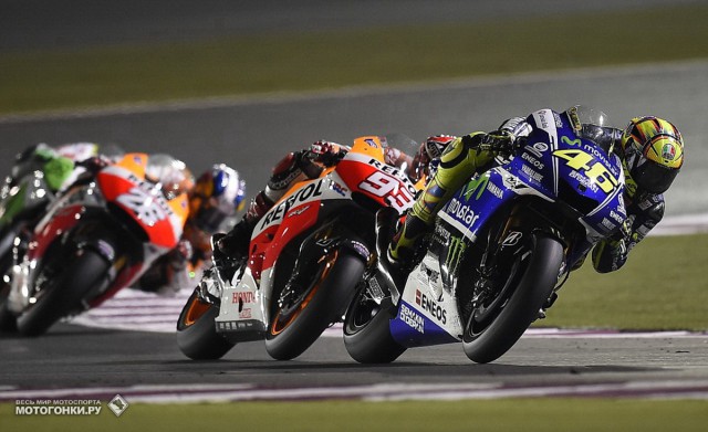 Гран-При Катара, MotoGP: первая битва - на 5+