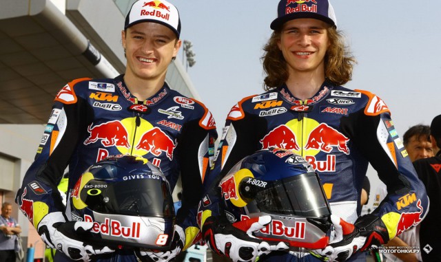 Специальный репортаж из Катара: новые звезды Moto3 - Джек Миллер и Карел Ханика только что примерили цвета заводской команды Red Bull KTM Ajo