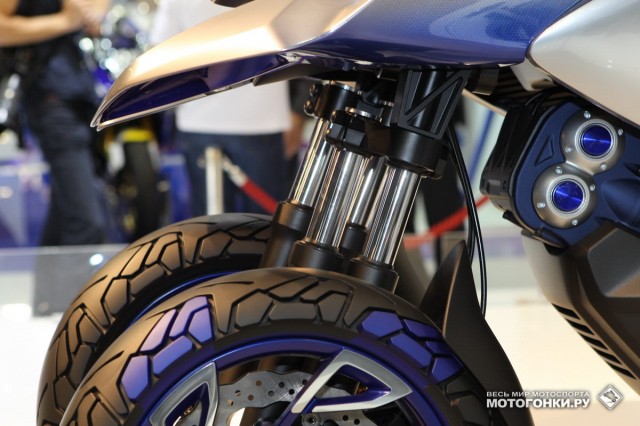 Yamaha 01GEN на INTERMOT-2014 - новый тип 3-колесного on- и off- crossover