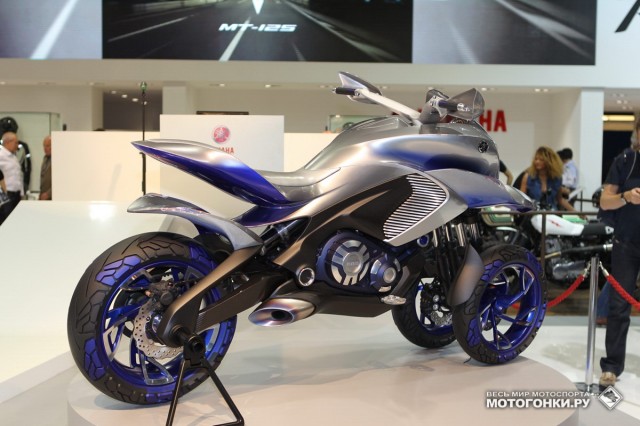Yamaha 01GEN на INTERMOT-2014 - новый тип 3-колесного on- и off- crossover