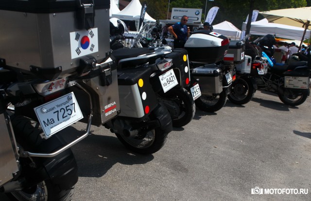 BMW Motorrad Days 2015 - Группа корейских байкеров прибыла в Гармиш прямо из Сеула