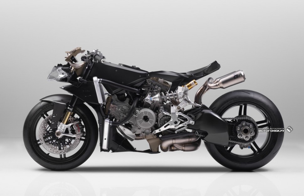 Шасси и электроника Project 1408 - то, что Ducati ни за что не хочет прятать от глаз под пластиком
