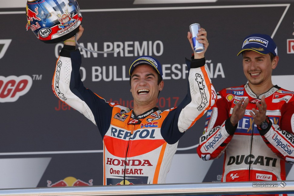 MotoGP: SpanishGP - Дани Педроса выигрывает Гран-При Испании 2017