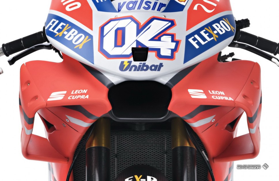 MotoGP - Ducati Desmosedici GP18: аэродинамический пакет мигрировал с последних тестов 2017 года