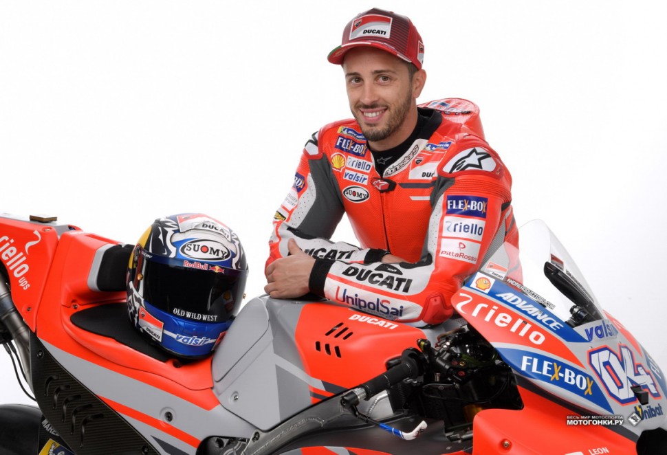 MotoGP - Андреа Довициозо и его Ducati Desmosedici GP18