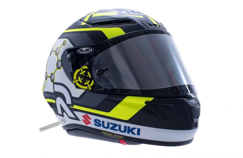 Шлемы пилотов MotoGP 2018: Андреа Янноне, Suzuki Ecstar Team