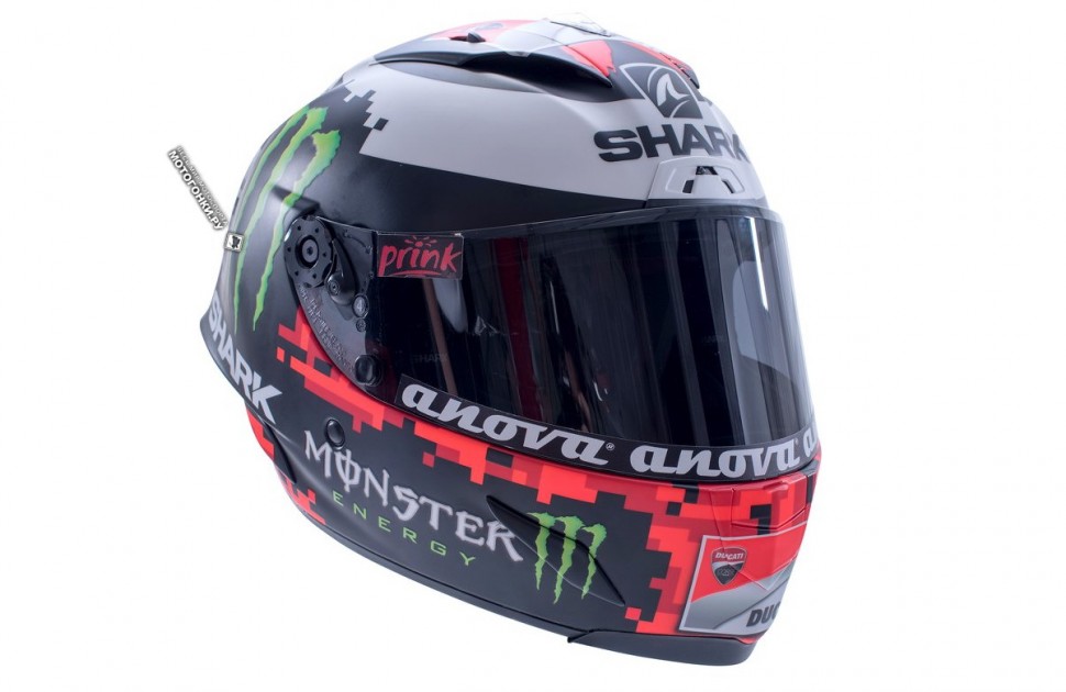 Шлемы пилотов MotoGP 2018: Хорхе Лоренцо, Ducati Team