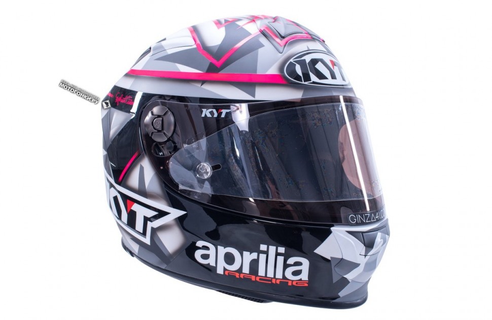 Шлемы пилотов MotoGP 2018: Алеш Эспаргаро, Aprilia Racing