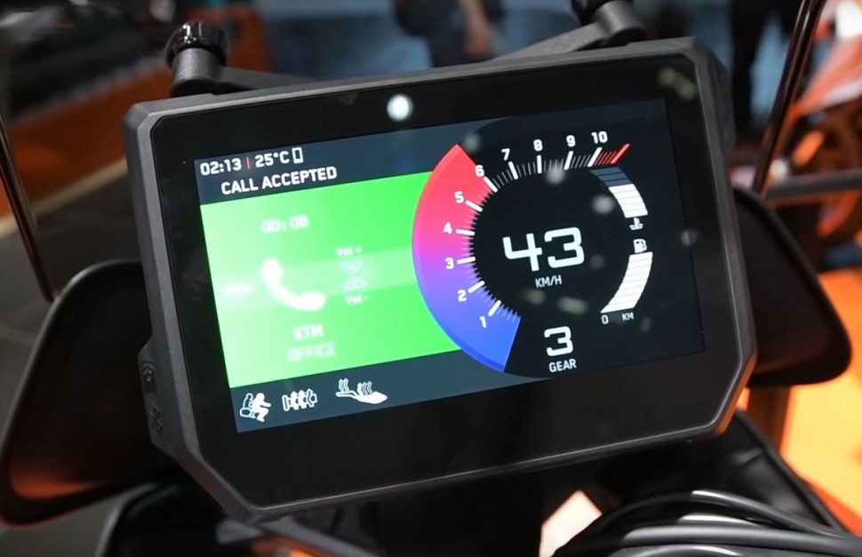 INTERMOT-2018: KTM 1290 Super Duke GT (2019) - с помощью KTM My RIDE можно соединить мотоцикл с телефоном